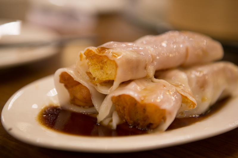 Chinese donut  rice noodle roll (zha lern)